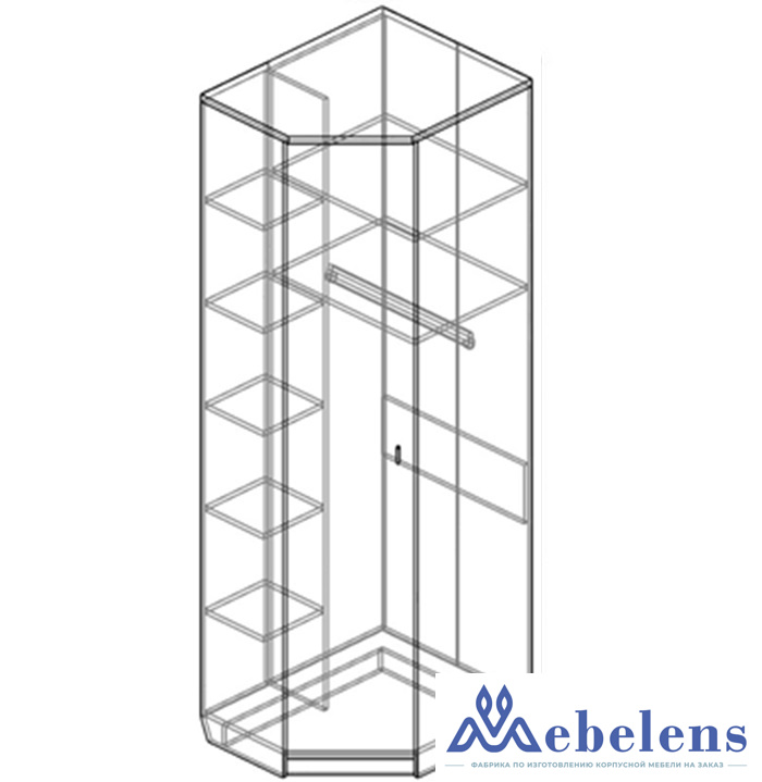 Шкаф угловой Соло СЛ - 31